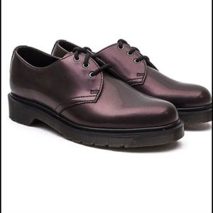 Rare Dr. Martens 1461 size 10. Burgundy/Purple.